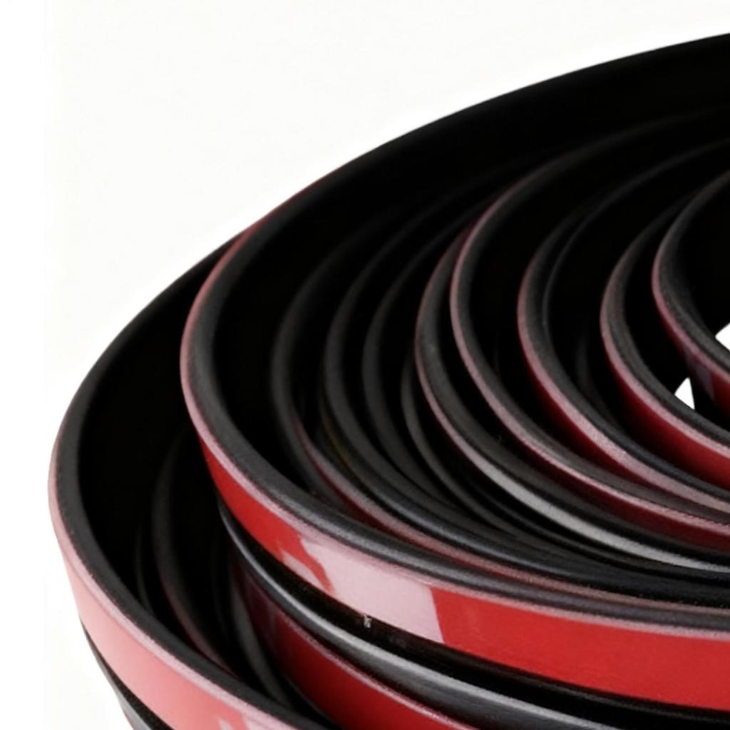 Car Windshield Rubber Seal Strip T-Shape Soundproofing Cuttable Weatherstrip Sunroof Seal Strip For Automotive Sedan Pickup