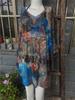 European & American Mesh Fabric Printed Beach Cover-up: Sexy Vacation Dress & Sun Protection Bikini Layer