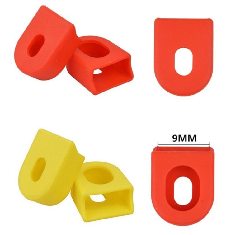 2 Pair Bicycles Crank Arm Protectors Bicycles Crankset Cover Bicycles Crank Arm Boot Protectors Crankset Protective Case