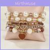 Handmade Pearl Bracelets For Women Geometric Style Fashion Perfect Gift For Her