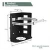1set Propane Tank Bracket With Accessory 5-pound Adjustable Bracket Stainless Steel For Grilling Heating Outdoor Activities