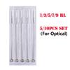 5/10 Pcs Fashio Standard Length Beauty Needle 1/3/5/7/9/11 RL Sterile Needles Stainless Steel  Needles