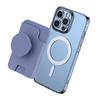 Wallet Stand with Pop Socket and Adapter Ring for Magsafe Magnetic Stand Holder with Collapsible Phone Grip Wallet