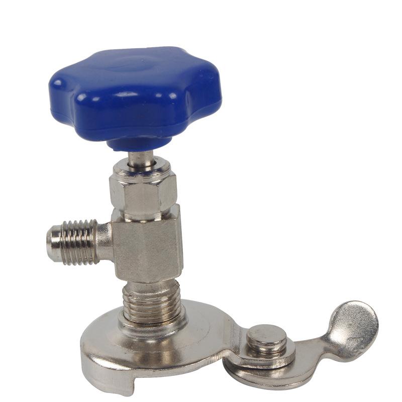 R134a Refrigerant Air Conditioner Tools Valve Bottle Opener For R22 R410 R12 R600A Low Pressure Gas Refrigerant Air-conditioning