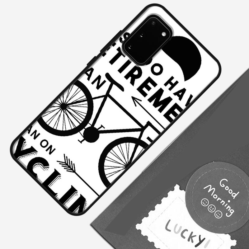 Lustige Handyhülle mit Fahrradmotiv für Samsung Galaxy S25, S26 Ultra, S20, S21, S22, S23, S24 Plus, S9, S10, S25 FE