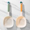 Large Food-Grade Colander Spoon for Dumplings and Noodles, Long Handle, Heat-Resistant Kitchen Strainer