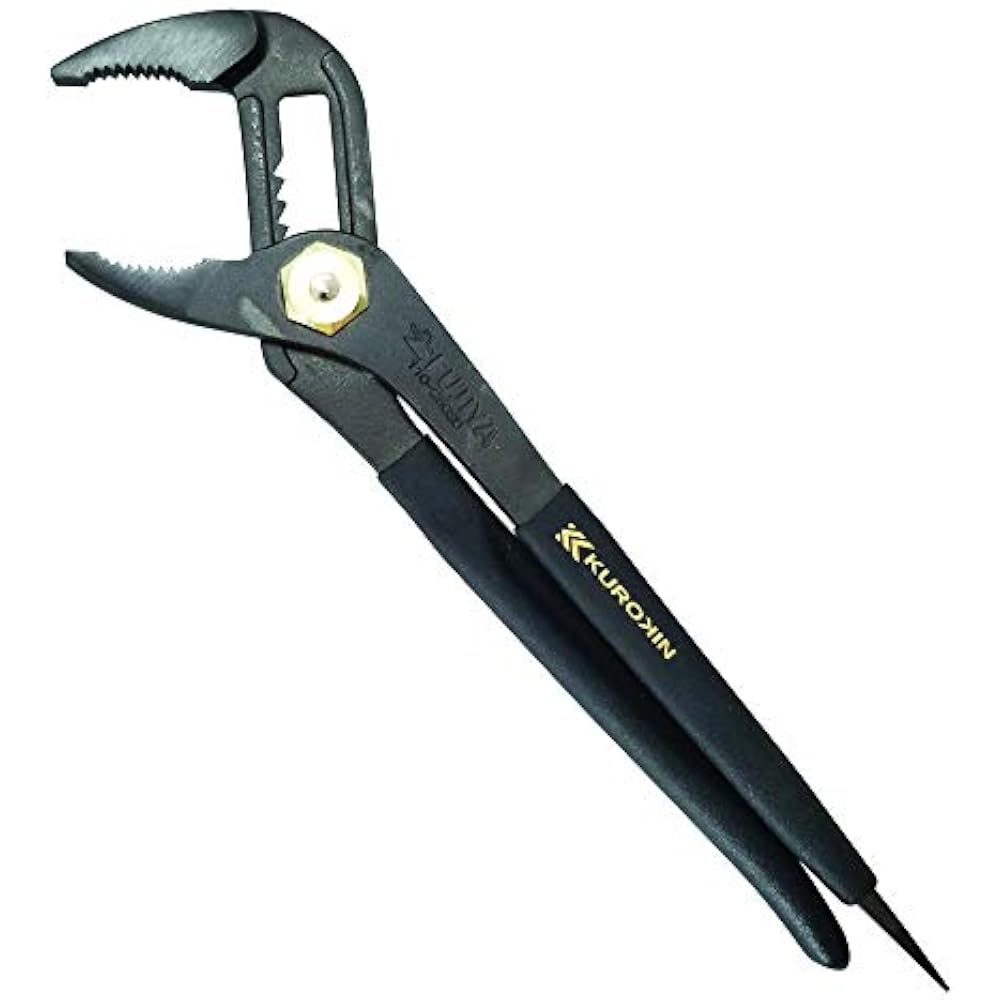Fujiya (Fujiya) water pump pliers with black gold spring screwdriver 110-250SD-BG