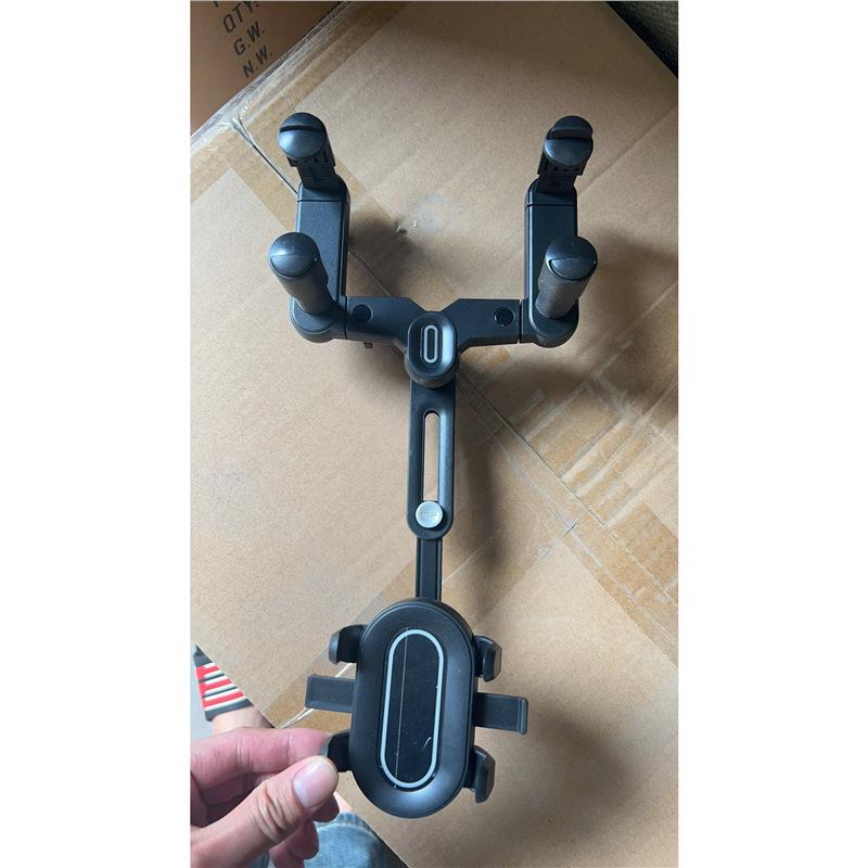 

360° Rotating Rearview Mirror Phone Holder with Adjustable Support Standard