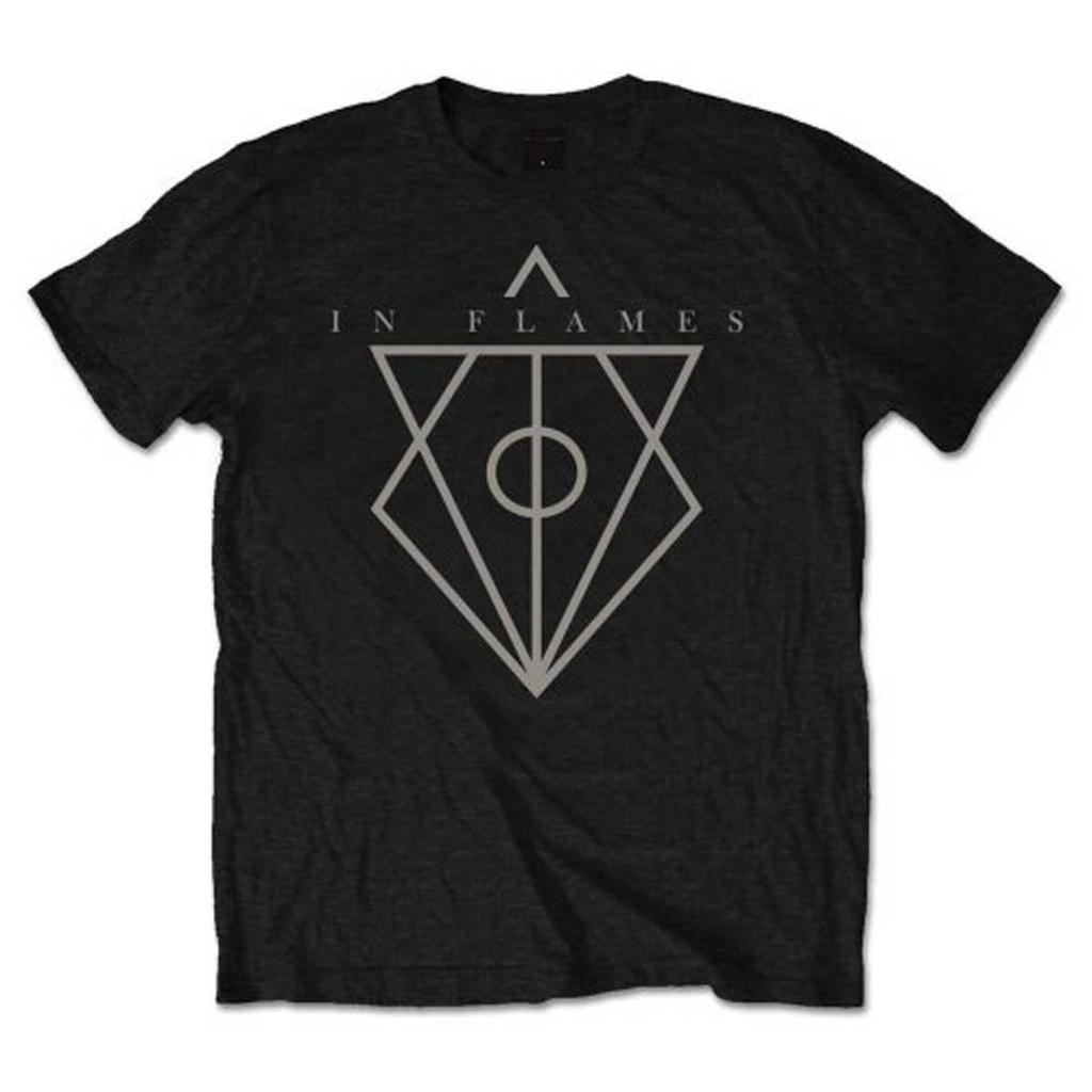 T-shirt Unisexe Logo In Flames