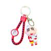 Cute Creative Crayon Shin-chan Couple Keychain Adorable Silicone Key Ring Gift