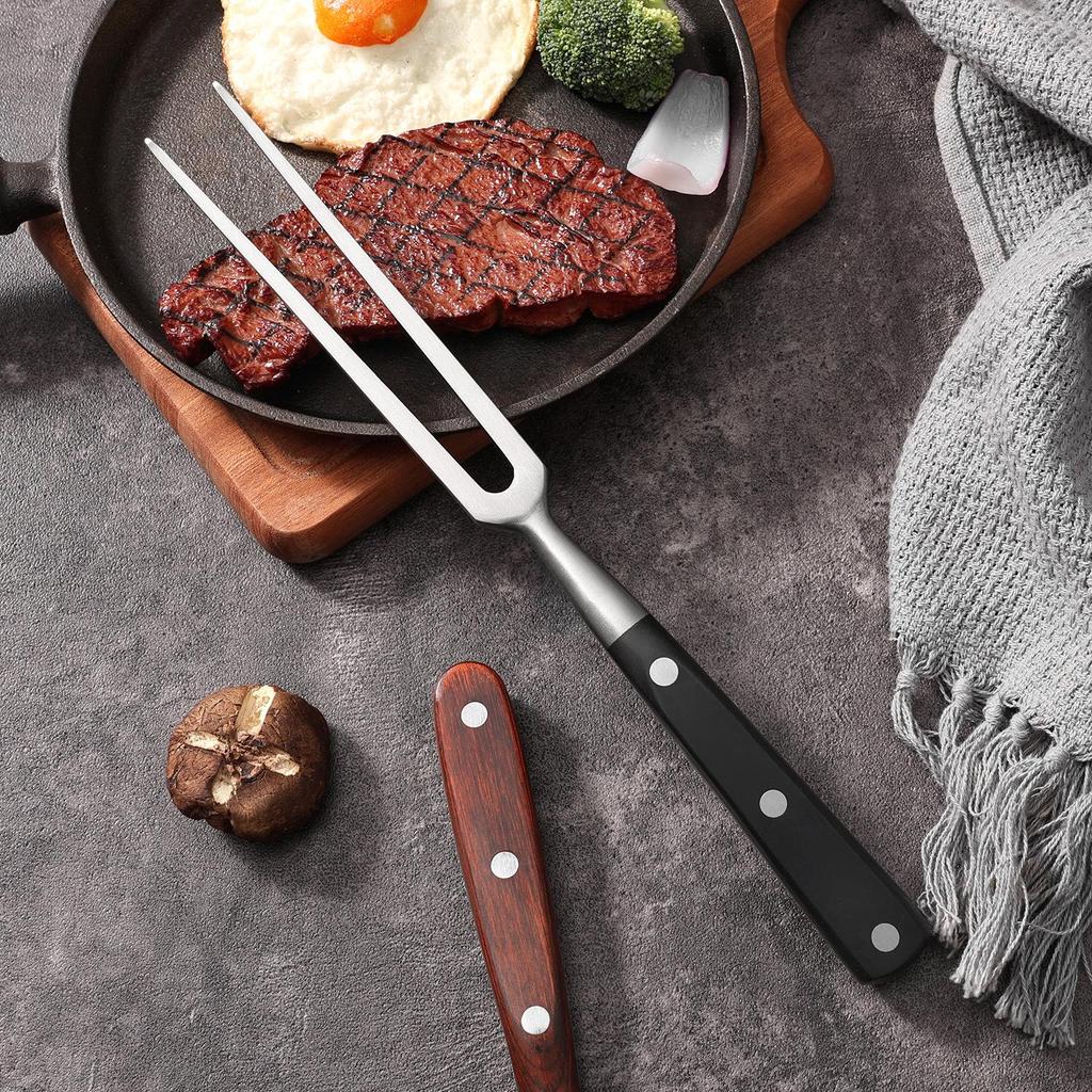 Stainless Steel Barbecue & Carving Fork for Meat and Steak