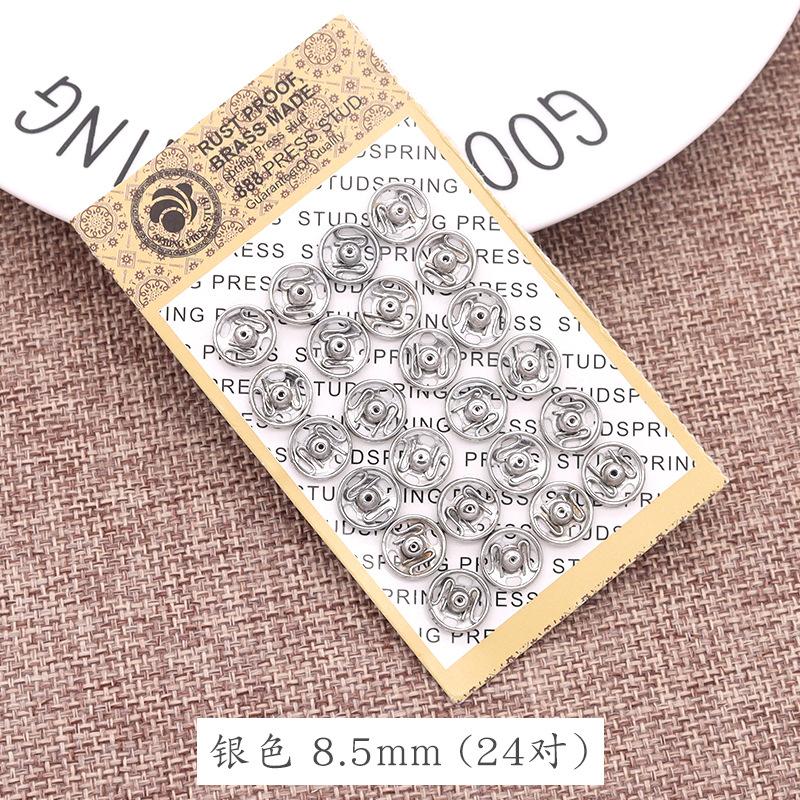 5 Stück Hochwertiger Metall Verdeckter Knopf, Mutter Schnalle, Klappschnalle, Super Kleiner Kinder Unsichtbarer Knopf, Druckknopf.