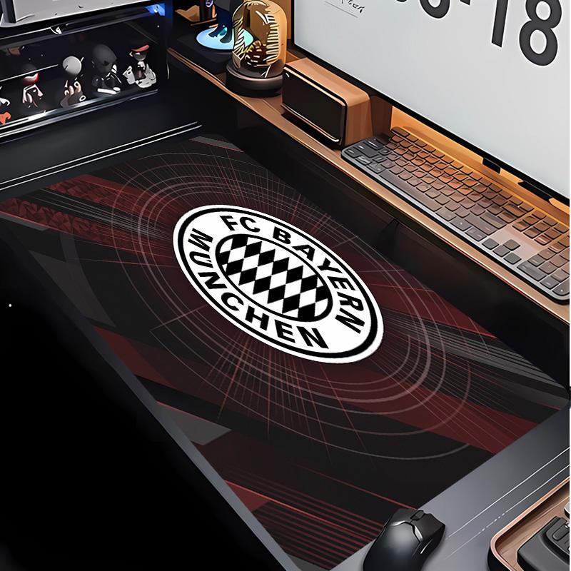 Tappetino per Mouse con Motivo Calcio Bayern Monaco No?Tappetino Mouse da Gioco Antiscivolo con Base in Gomma per Scrivania Ufficio Casa