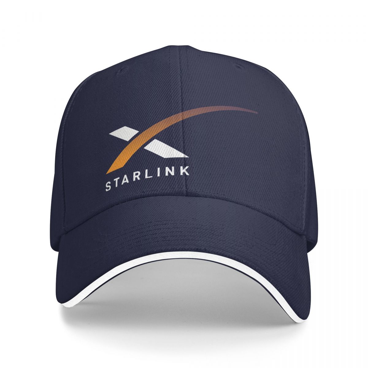 Starlink SpaceX Starship Multicolor Hat Peaked Women s Cap Personalized Visor Cycling Hats one size темно-синий