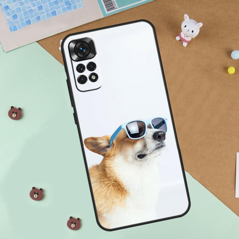

Cartoon Corgi Dog Case For Xiaomi Redmi 14C 10C 12C 13C Cover For Redmi Note 13 Pro 14 9 10 11 12 10S 11S 12S Redmi Note 12 Pro 5G