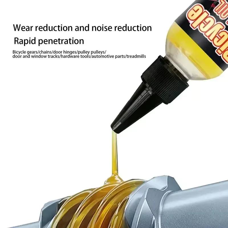 Bicycle Lubrication Oil MTB Chain Oil Bicycle Maintenance Oil Front and Rear Shock Absorber Rust Resistant Dust Proof Motor Oil