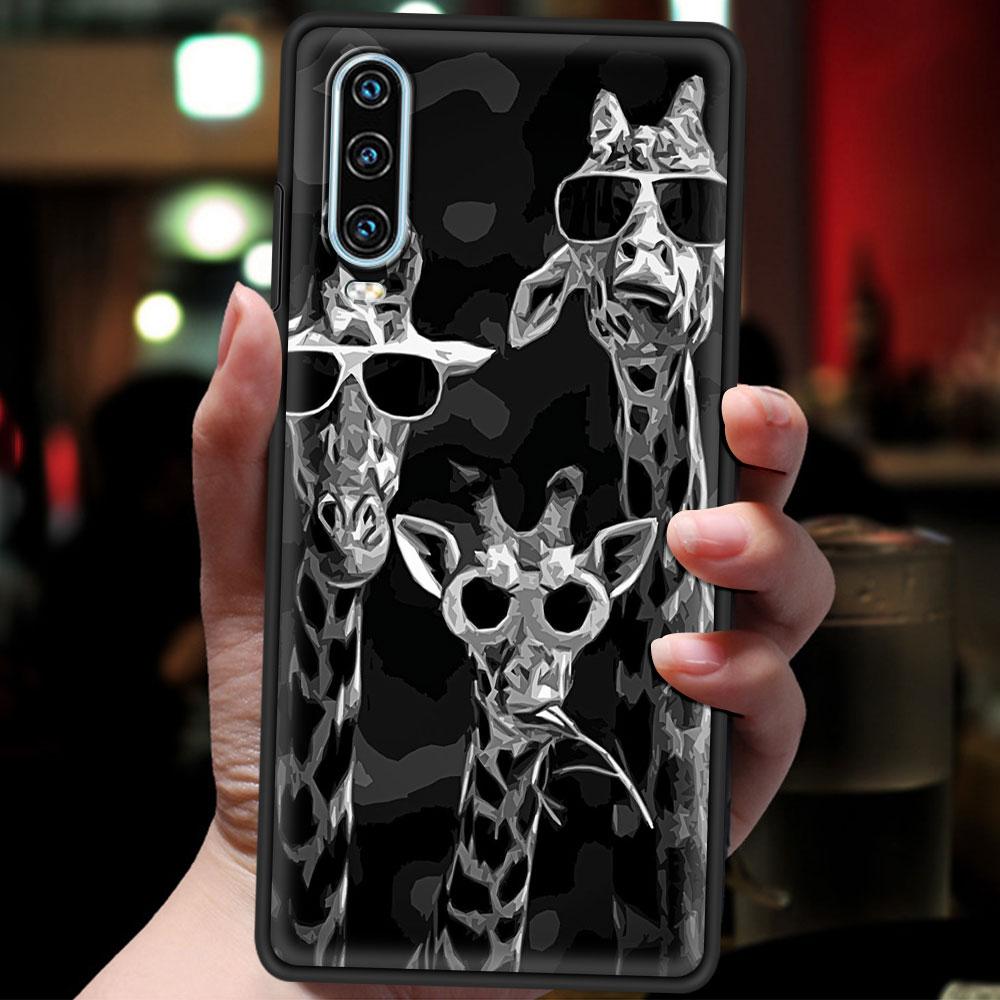 Animals Horse Deer Giant Panda Phone Case For Huawei P30 Lite P50 Pro P20 P40 Lite E P Smart Z 2021 Y6 Y7 Y9 2019 Y6p Y9s Cover