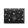 INS Style Cute Cat Short Wallet Flowers Pattern PU Leather Coin Purse Tri-fold Mini Wallet Gifts