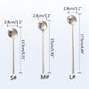 Stainless Steel Coffee Spoon Round for Head Spoon Korean Style Vintage Teaspoons