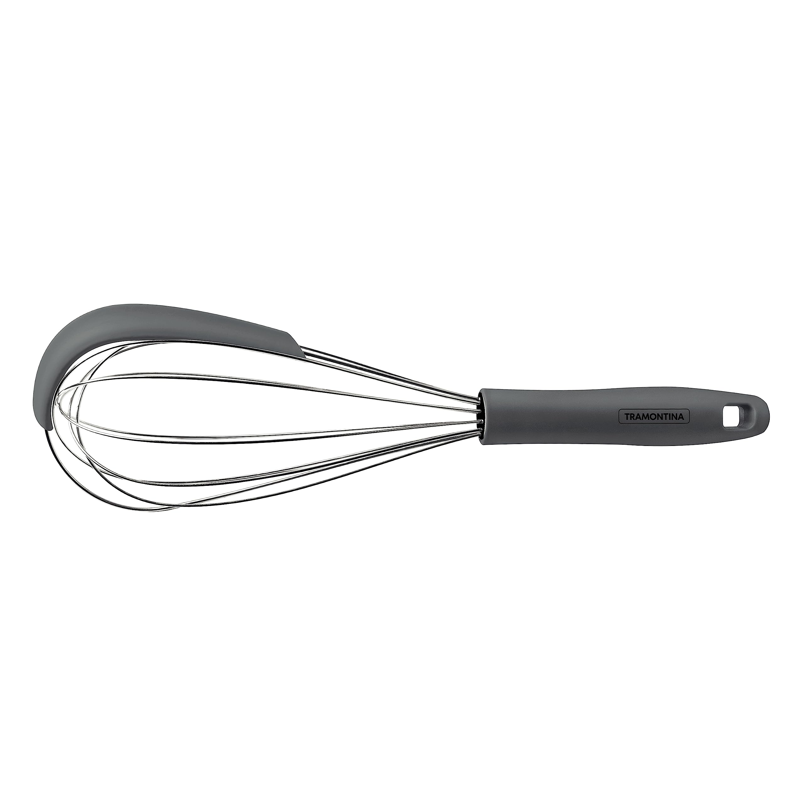 

Tramontina Molde with Silicone Handle and Made in Product Whisk, 31cm, Gray, Spatula, Heat-Resistant, Dishwasher-Safe, Brazil, Code 25819/160