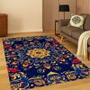 Tappeto Tappeto Geometrico Floreale Persiano Boemo per Casa Camera da Letto Soggiorno Divano Cucina Zerbino Decorazione, Tappetino Antiscivolo per Giochi