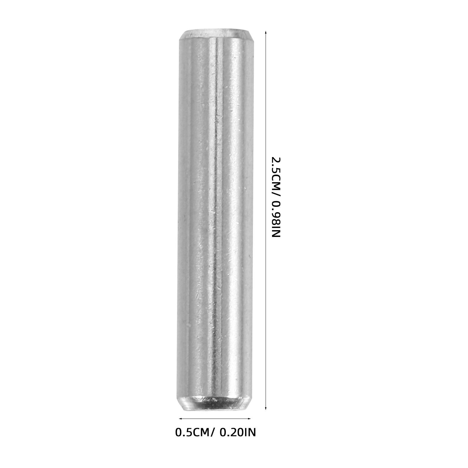 

40Pcs Stainless Steel Dowel Pin 40x5mm Cylindrical Roll Pin for Shelf Support Pegs Cabinet Furniture Assembly Fastening Fixing 2.5X0.5X0.5CM