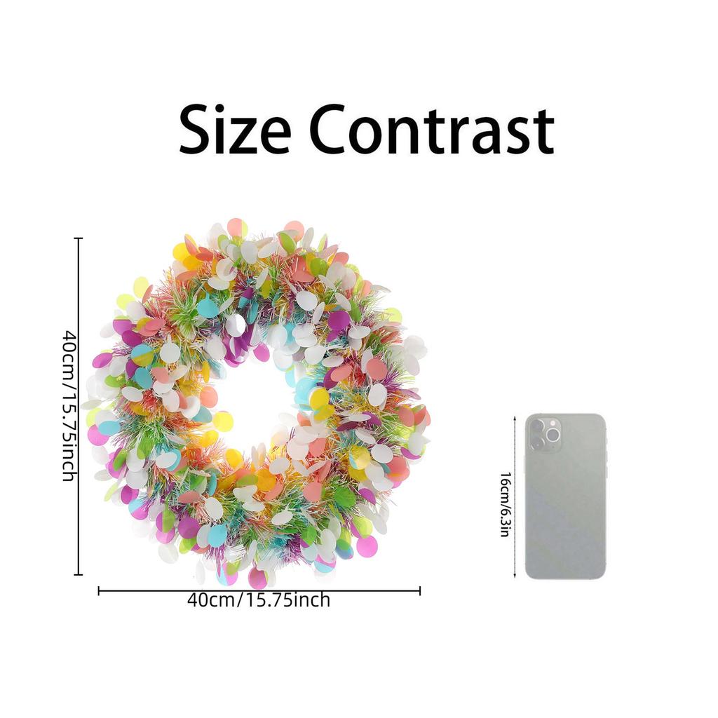 Spring And Summer Floral Wreath Door Hanging Simulation Artificial Floral Wreath Decoration Door Hanging