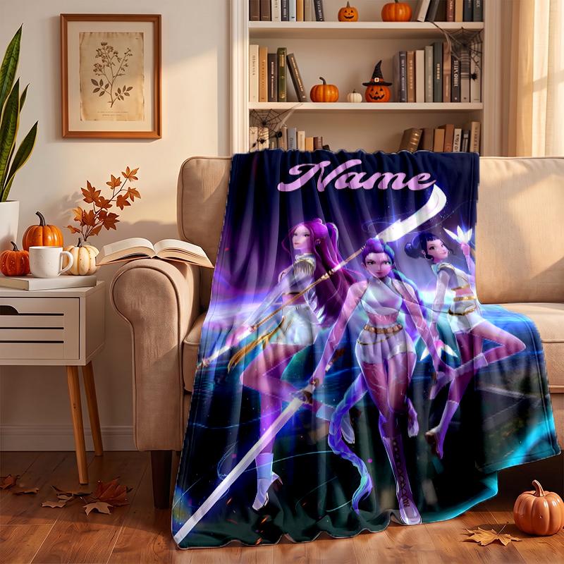 HUNTRIX Custom Flannel Blankets Soft Warm Cozy Throws for Home Decor Holiday Gifts
