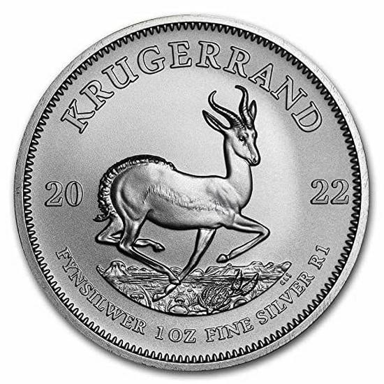 Legierung Versilberte Krugerrand Gedenkmünze (2022–2024) - Südafrika-Ausgabe