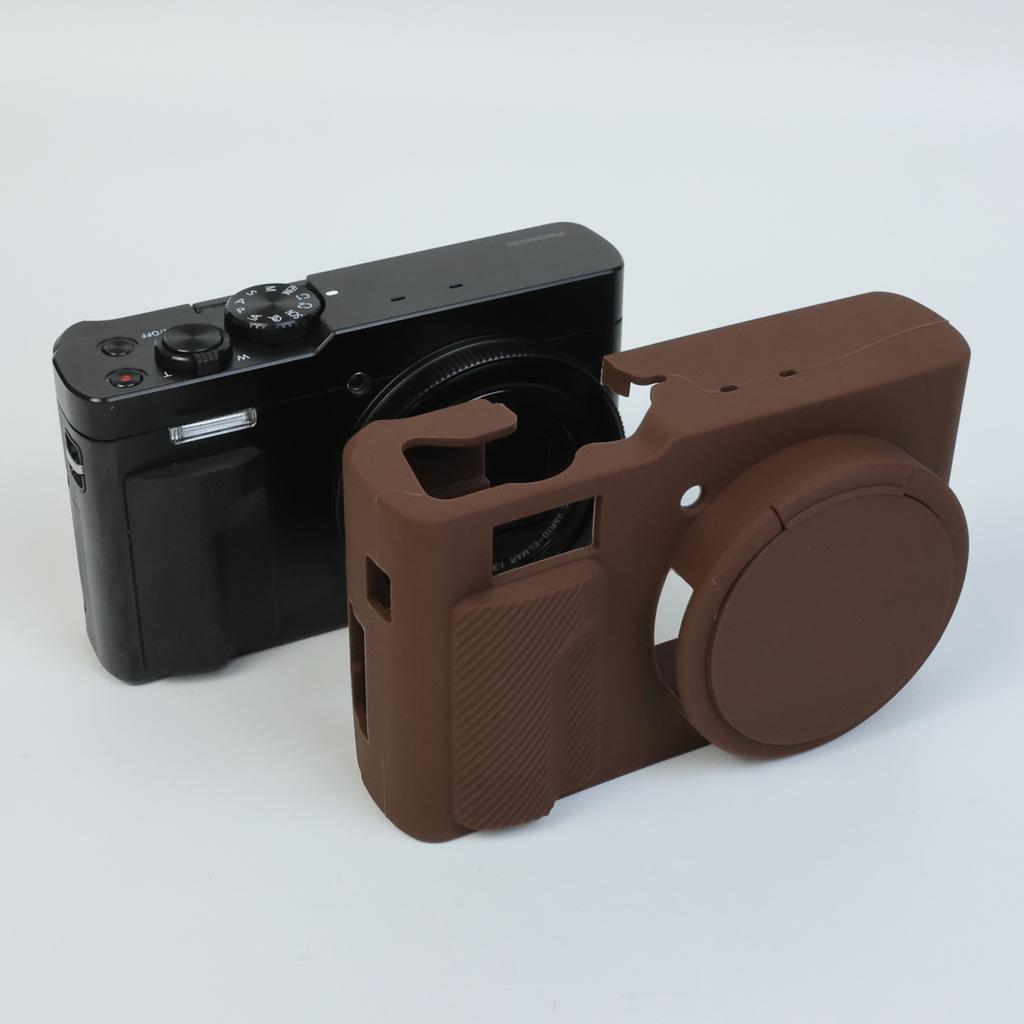 Capa de Silicone para Panasonic Lumix DMC-ZS99/TZ99 Capa Protetora Portátil Resistente a Choques Manga para Câmera