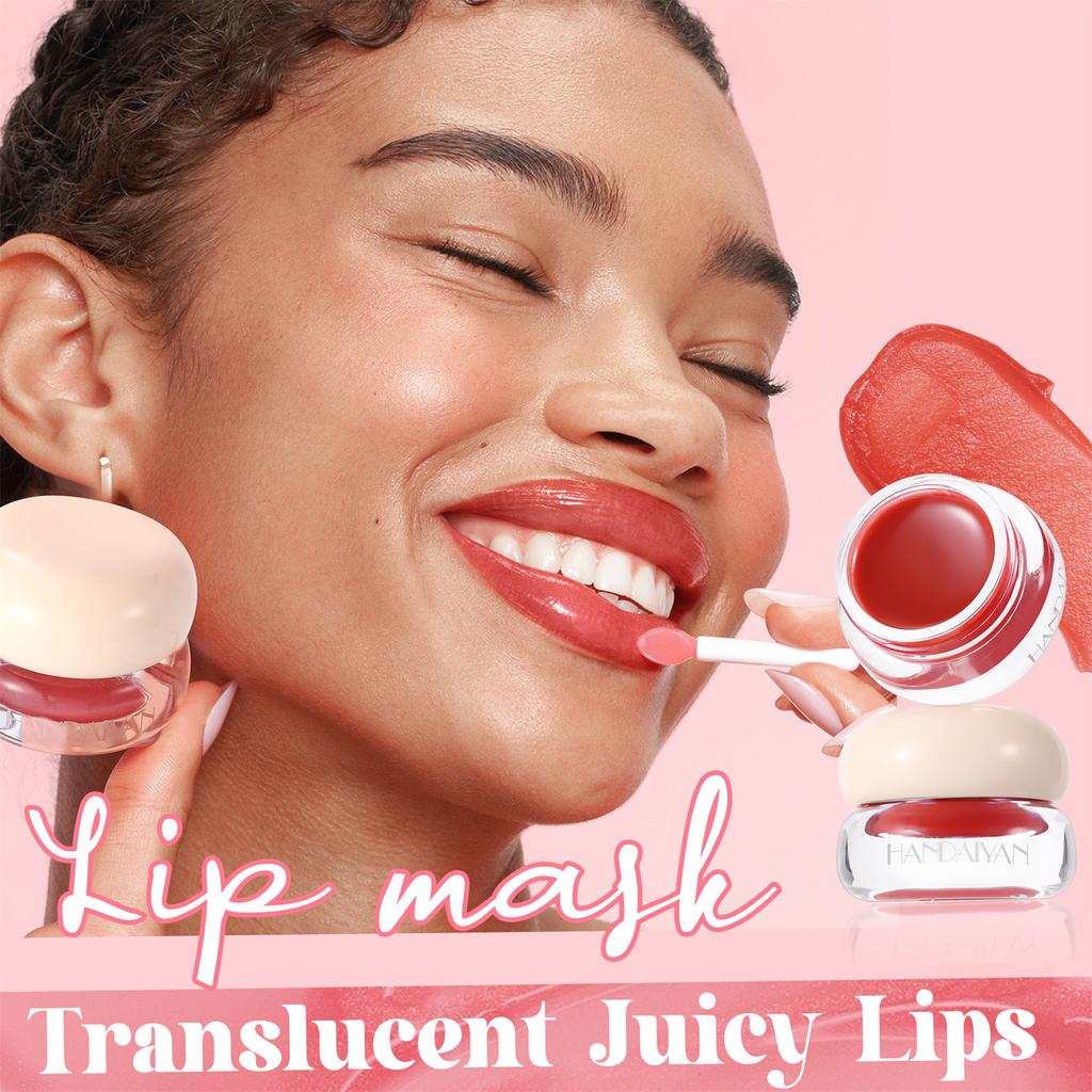4-color Color-changing Lip Gloss with Brush, Water-gloss Lip Gloss To Care for Lips, Mirror Moisturizing Lip Balm, Lip Care