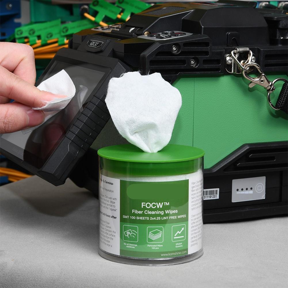 Fiber Over 600+ Cleaning Optical Fiber Cleaning Wipes Cleaning