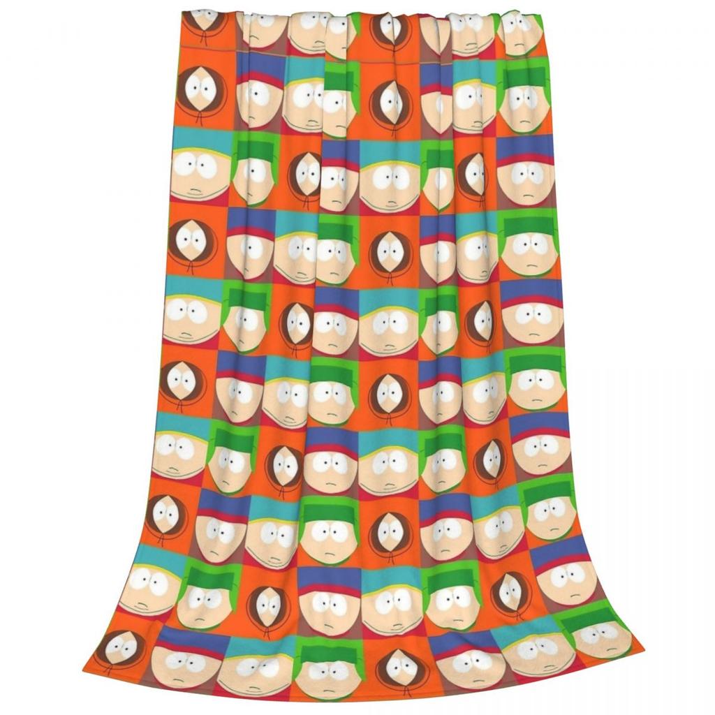 South-Parkk Kenneth Kenny McCormick Blankets Cartoon Flannel Funny Soft Throw Blankets for Home All Season