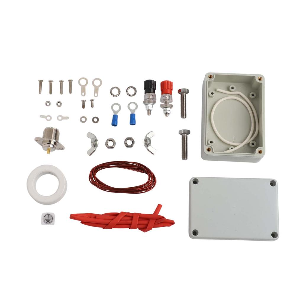 For HAM Balun DIY Kit for Radio Equipment For NXO100 130MHz Frequency Range Supports Various Antenna Balancers