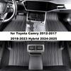 Customized Full Coverage Car Floor Mat for Toyota Camry 2012-2017 2018-2023 Hybrid 2024-2025 Interior Accessories