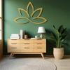 1pc Zen Lotus Metal Wall Art Sculpture Flower Home Decor Party Decoration Housewarming Birthday Gift