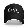 COMMAND PROMPT Baseball Cap Snapback Luxury Caps Mens Big Size Hat Luxury Man Hat Womens Golf Clothing Mens