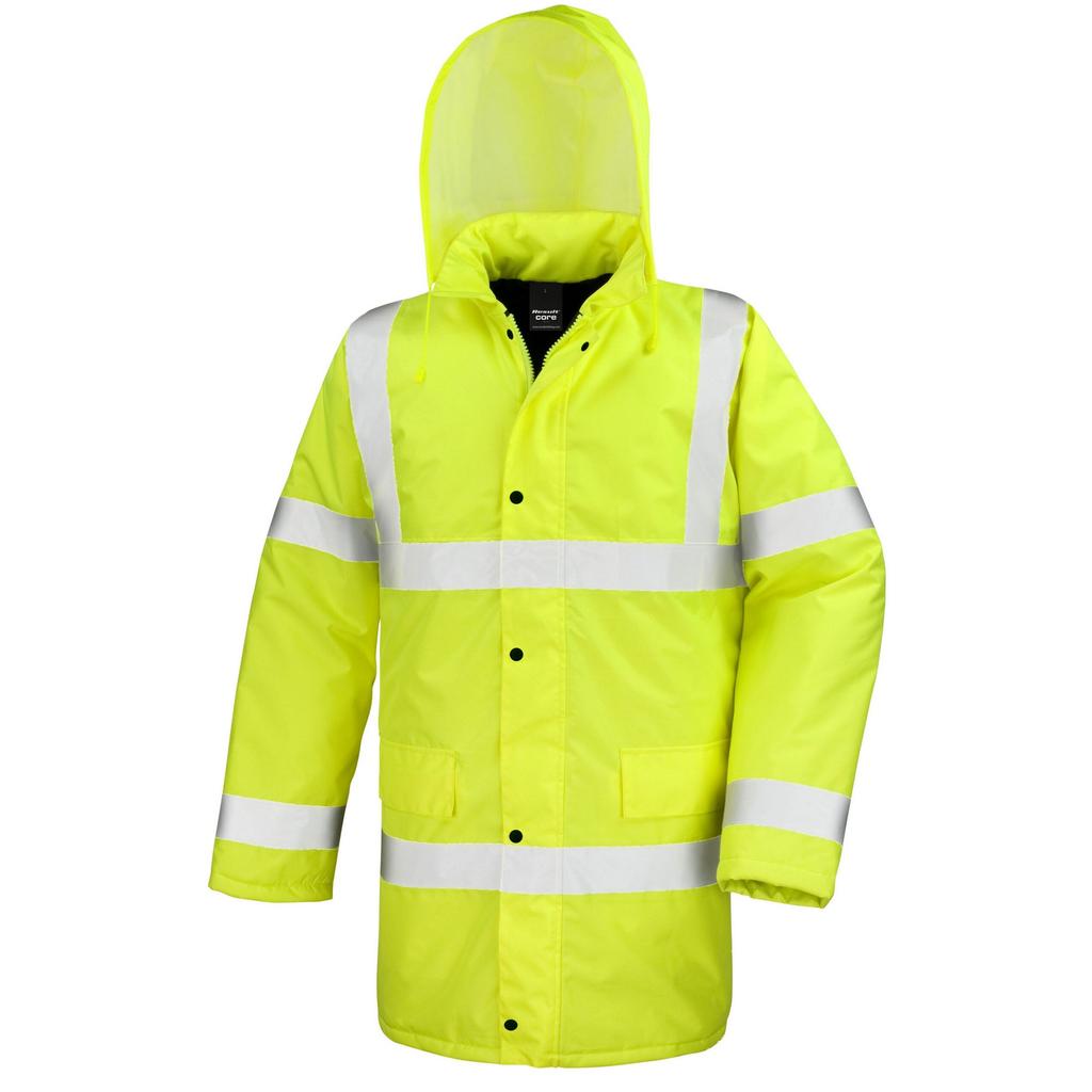 Result Safe-Guard Mens Hi-Vis Motorway Core Coat