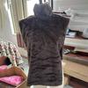 Women's Turtleneck Furry Waistcoats Warm Loose Sleeveless Female Cape Vests 2025 Early Spring Lady Street Luxury Tank Tops