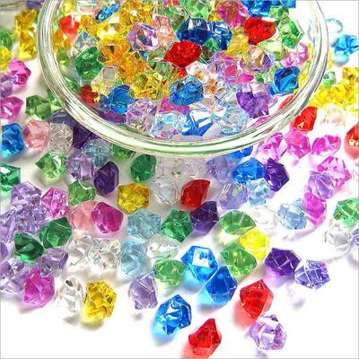 Gem Stones Ice Cubes 200 Pcs/pack Acrylic Decoration