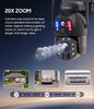 Dual Lens 4G Solar Outdoor Camera with 20x Zoom and HD Smart Monitoring