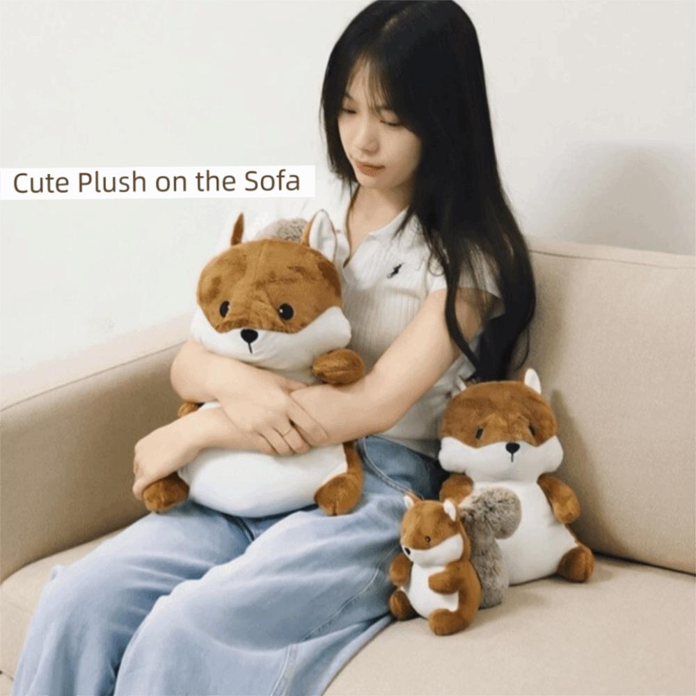 Realistic Squirrel Plush Toy Animal Squirrel Stuffed Toy Lovely Squirrel Plush Doll Girls