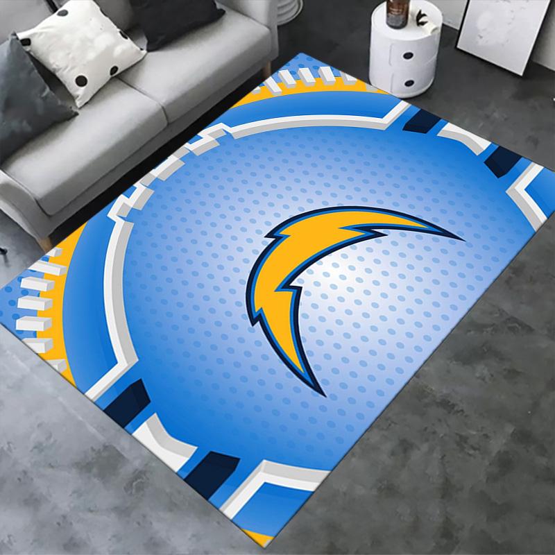 LA Chargers Carpet Rug for Living Room Bedroom Home Sofa Decoration,Kids Play Non-slip Floor Mat