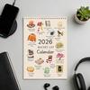 2026 Bucket List Kalender Künstlerischer Wandkalender Planer Hängender Monatskalender Zeiterinnerungskarte