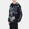 Travis Scott Cactus Jack For Fragment Skeleton Graffiti Full Zip Hoodie CJFR-HZ07