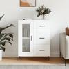 VidaXL Buffet White 69.5x34x90 Cm Engineered Wood 828060