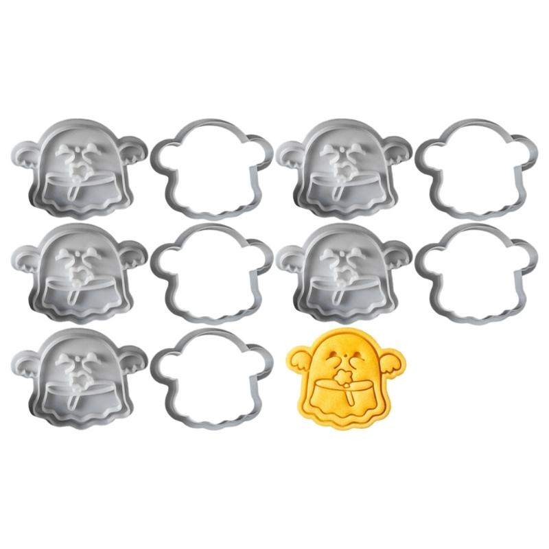 

Простые в использовании штампы для печенья, маленькие формочки для печенья на Хэллоуин для особых поздравлений X3UC