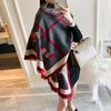 Autumn And Winter Warm Imitation Cashmere Scarf Women'S Versatile Thickened Scarf Carriage Pattern Shawl