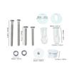 Toilet Seats Hinge Bolts Set Metal Toilet Seats Replacement Screws Set Toilet Seats Fastener Set for Top Mount Seats