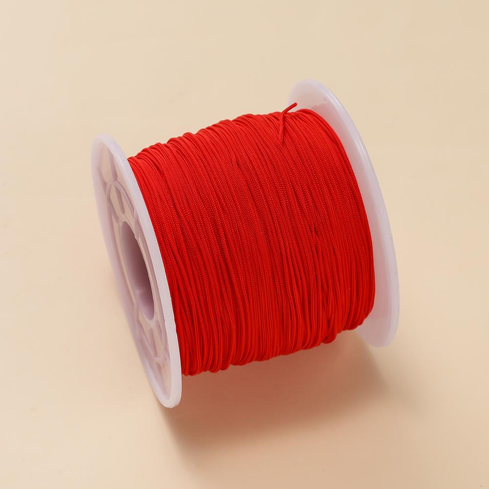10m/Roll 0.6m #73 Nylon Thread Cord String for Jewelry Making Handmade Woven Rope Jade Thread Bracelet Necklace Handmade Craft